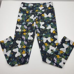 LuLaRoe Pants - LuLaRoe OS Legging RARE Disney Minnie Bow Floral LuLaRoe Pants - LuLaRoe OS Legging RARE Disney Minnie Bow Floral